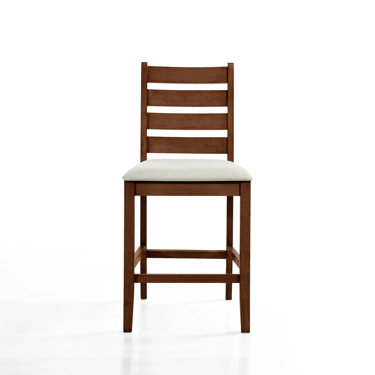Pascal Ladderback Counter Chair (2 Per Carton)-Walnut