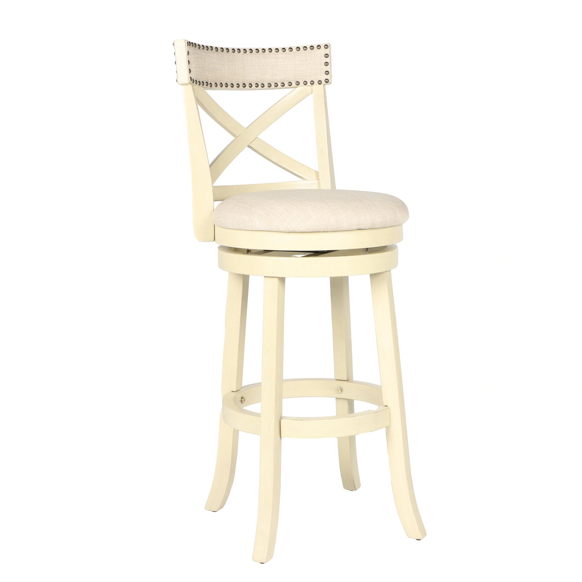 York 29" Bar Stool-White