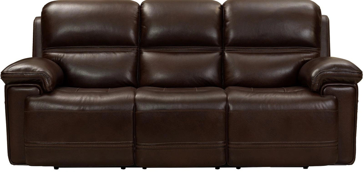 BarcaLounger Sedrick Reclining Sofa w/ Power Headrest in El Paso-walnut
