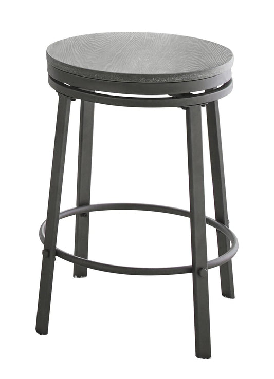 Steve Silver Portland Counter Stool in Gray (Set of 2)