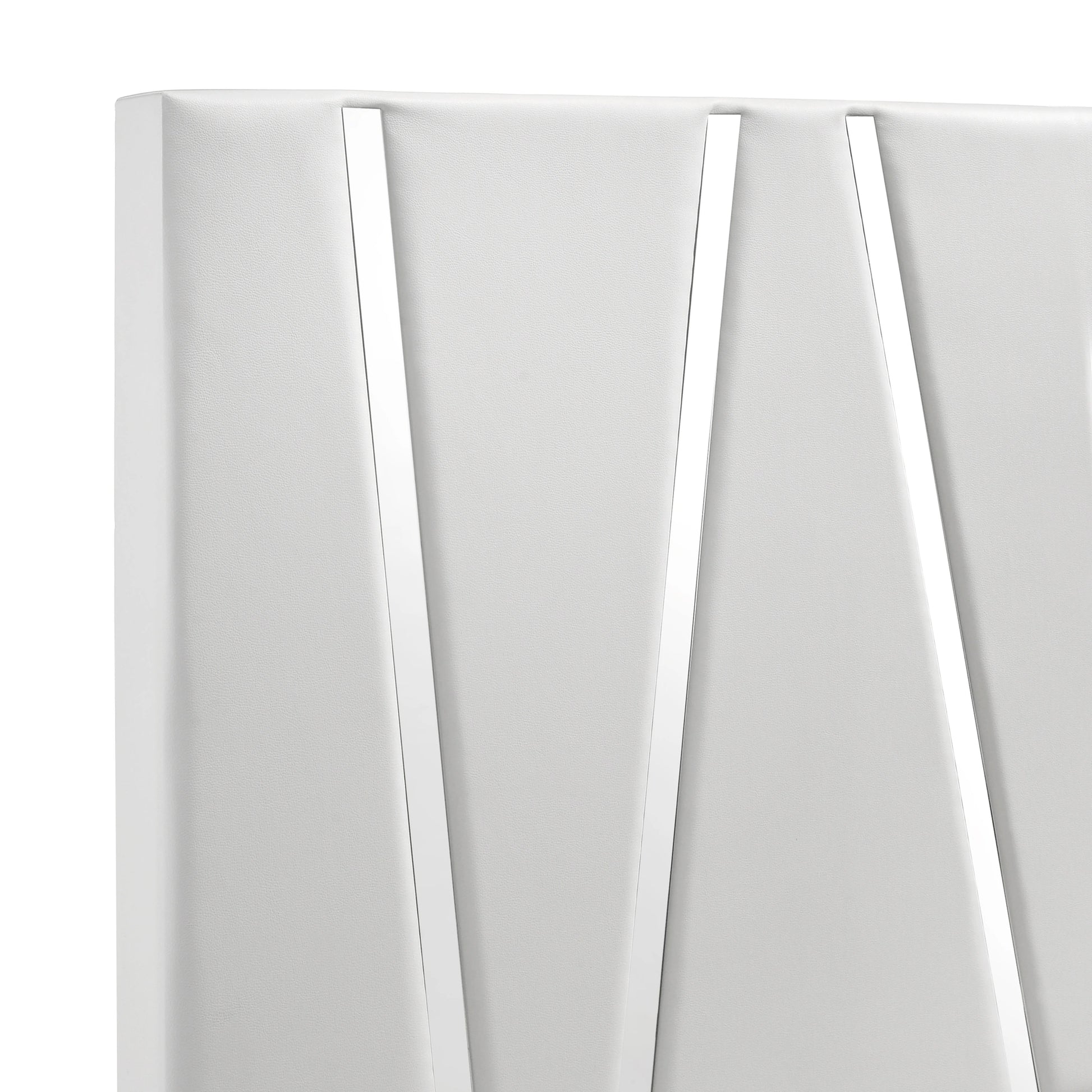 Europa 5/0 Q Headboard, Footboard & Slats-White