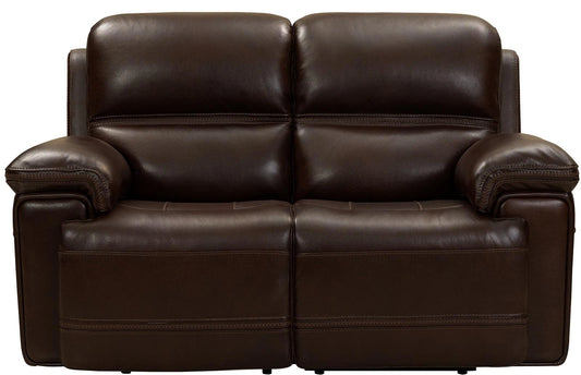 BarcaLounger Sedrick Reclining Loveseat w/ Power Headrest in El Paso-walnut