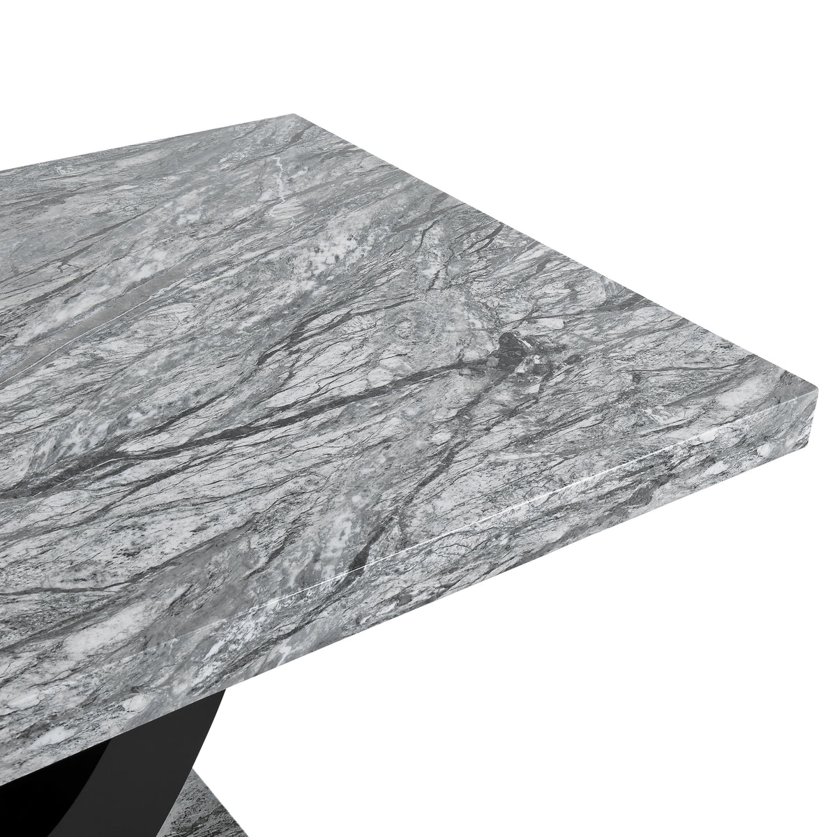 Lyra Dining Table Top And Base Bottom Marble