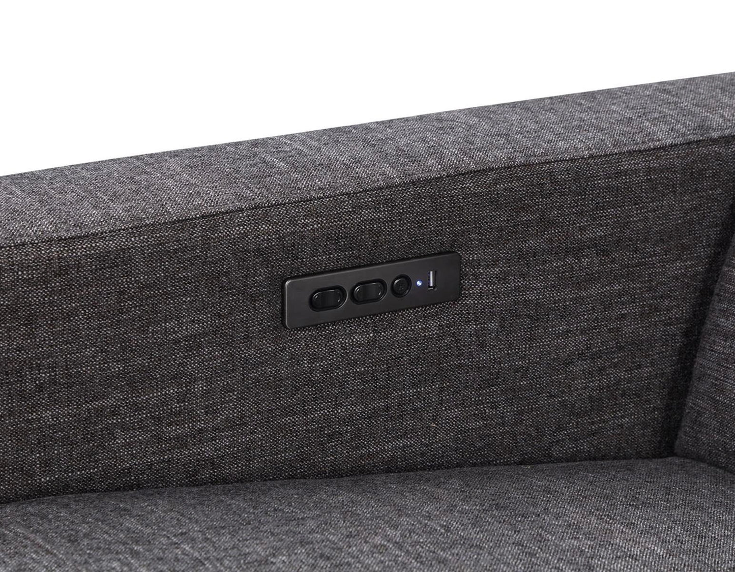Steve Silver Zara LAF Dual-Power Chofa in Charcoal