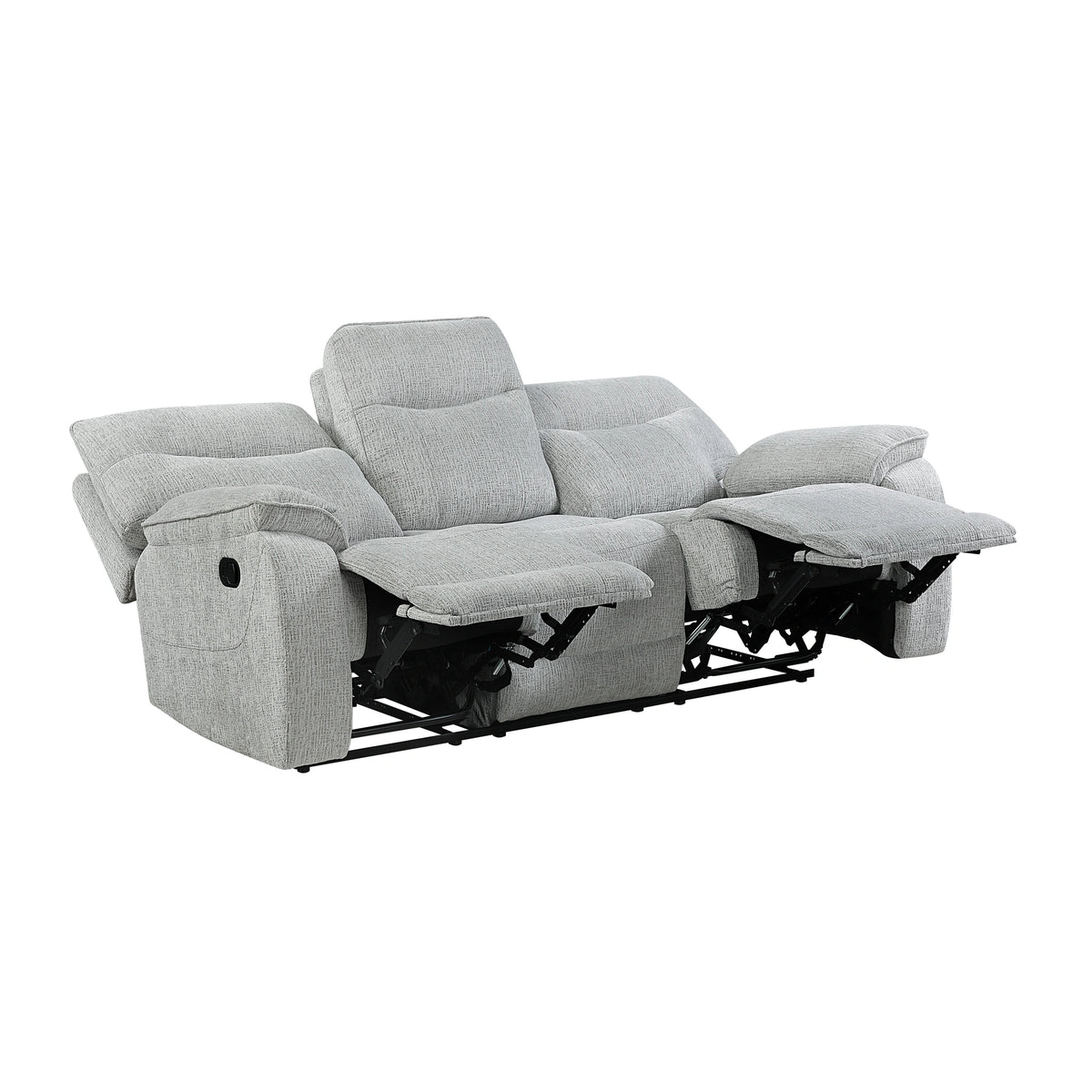 Chablis Reclining Sofa-Mist Gray