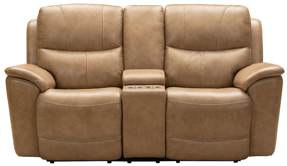 Barcalounger Kaden Reclining Loveseat w/ Power Headrest in Elliott-Taupe