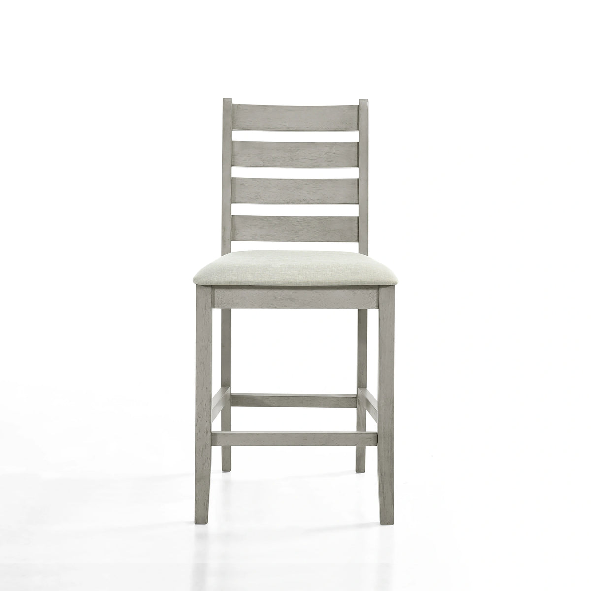 Pascal Ladderback Counter Chair (2 Per Carton)-Driftwood