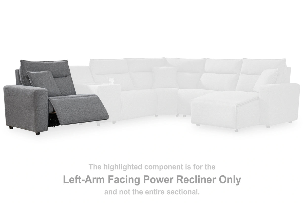 Modmax II Power Reclining Sectional with Audio Consoles