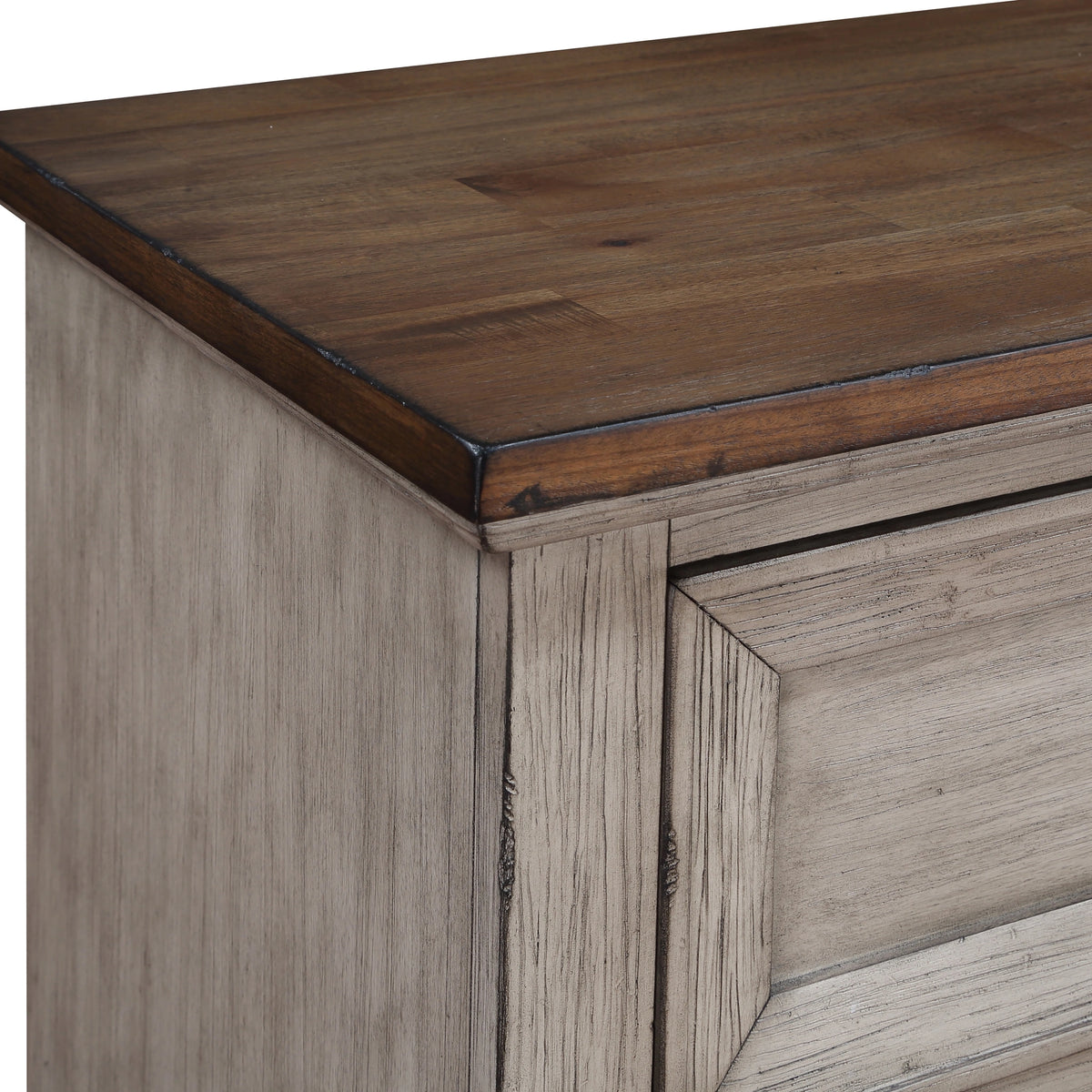 Mariana Nightstand W/Usb-Vintage Creme