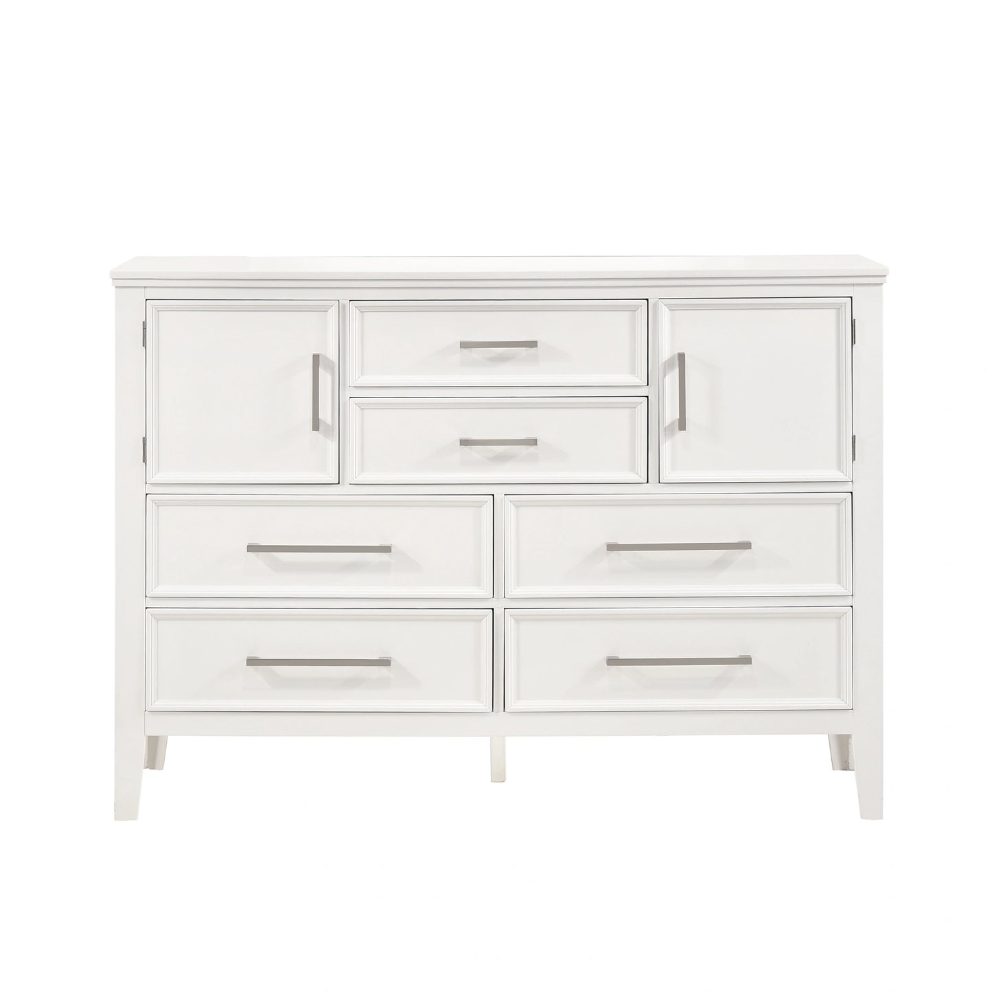 Andover 60" Dresser W/Doors-White