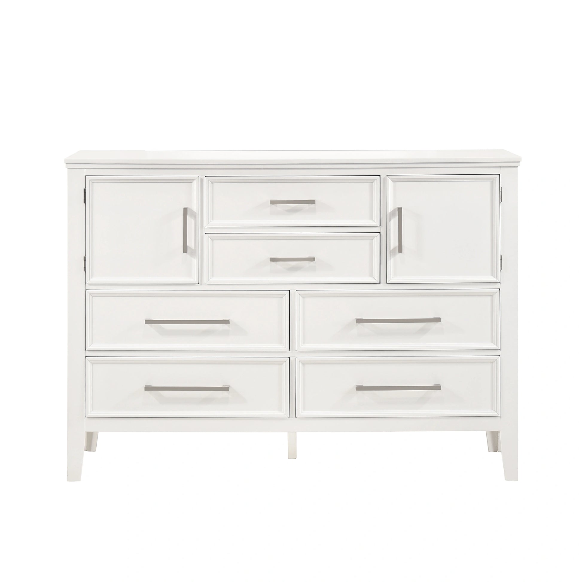 Andover 60" Dresser W/Doors-White
