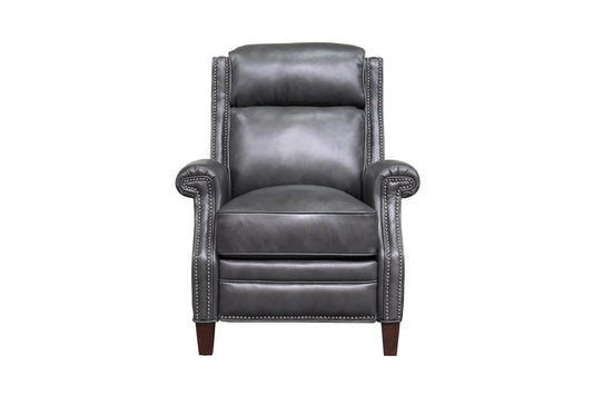 BarcaLounger Barrett Power Recliner with Power Head Rest in Wrenn Gray