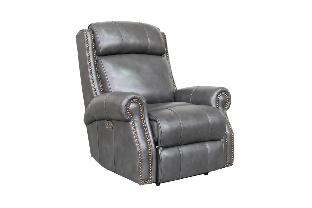 BarcaLounger Blair Big & Tall Power Recliner with Power Head Rest in Wrenn Gray