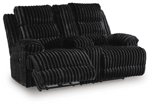 Rhine Falls Reclining Loveseat with Console
