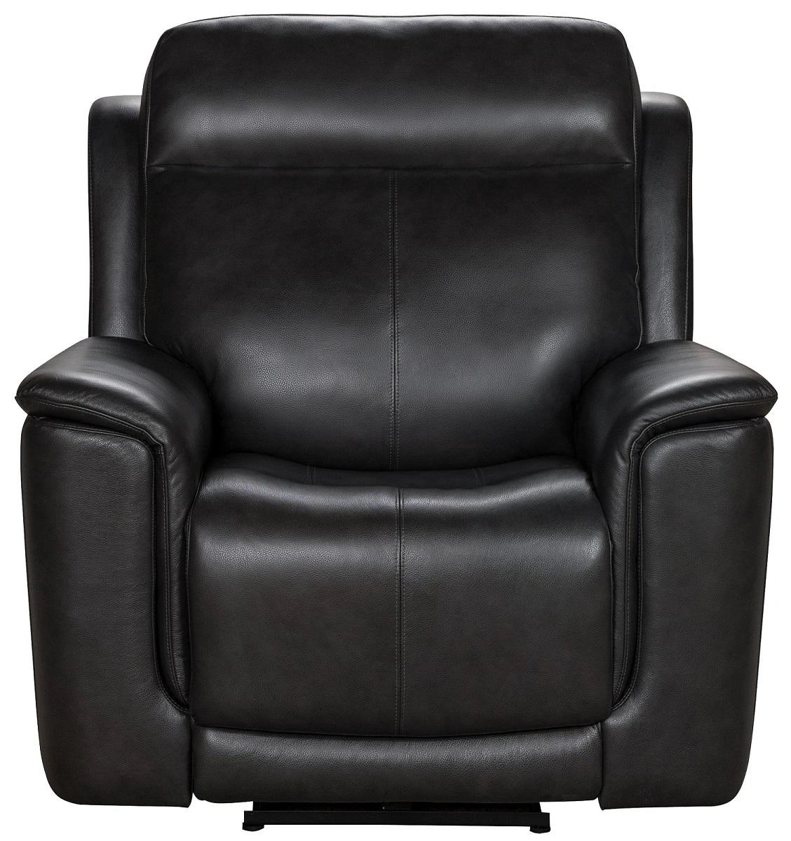 BarcaLounger Burbank Recliner w/ Power Headrest in Matteo-Smokey Gray