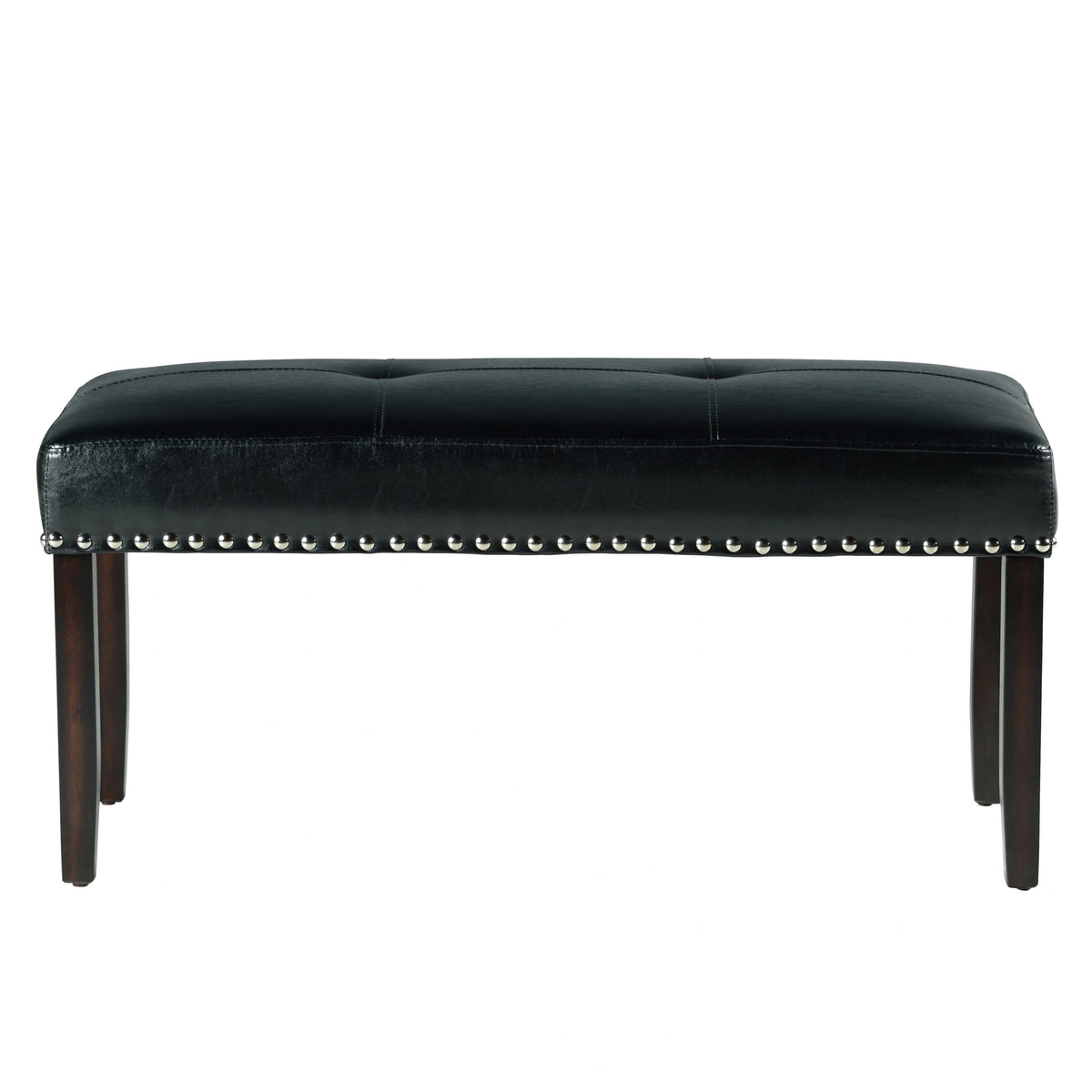 Steve Silver Westby Black Dining Bench in Ebony Wood