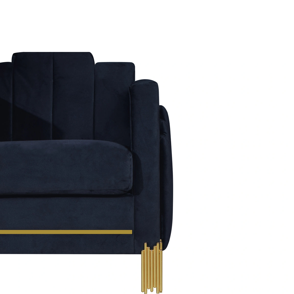Empire Lighted Sofa-Black