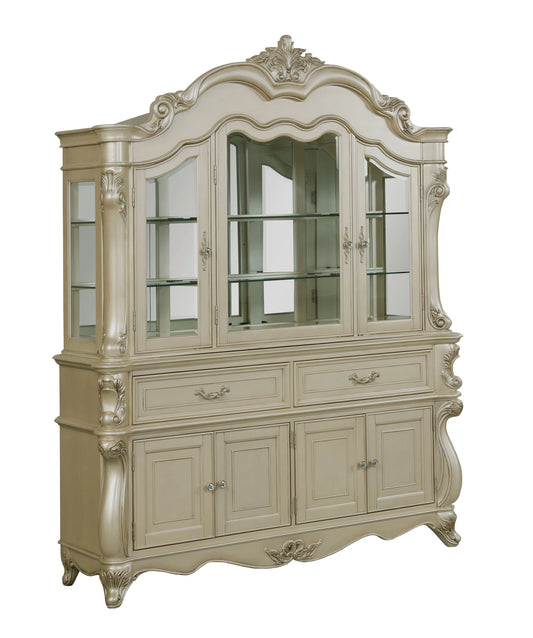 Monique China Hutch-Champagne