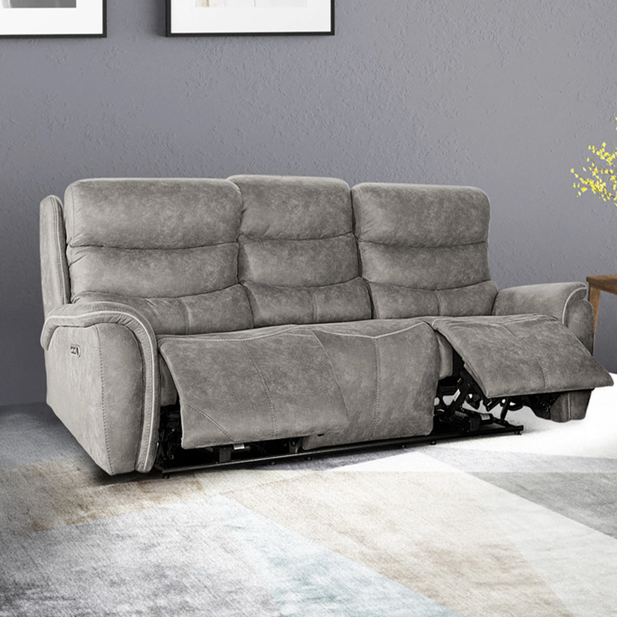 Kamari Sofa W/Pwr Hr & Fr-Gray