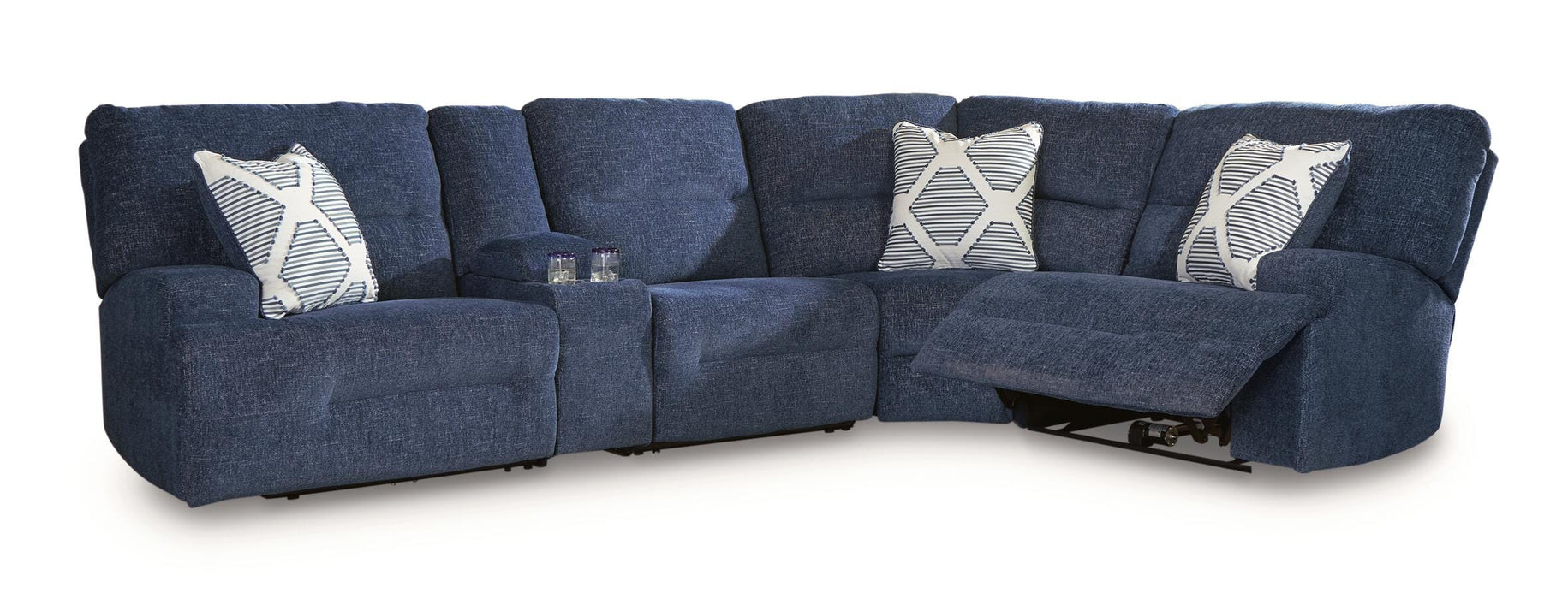 Acklen Place Power Reclining Sectional with Storage Console