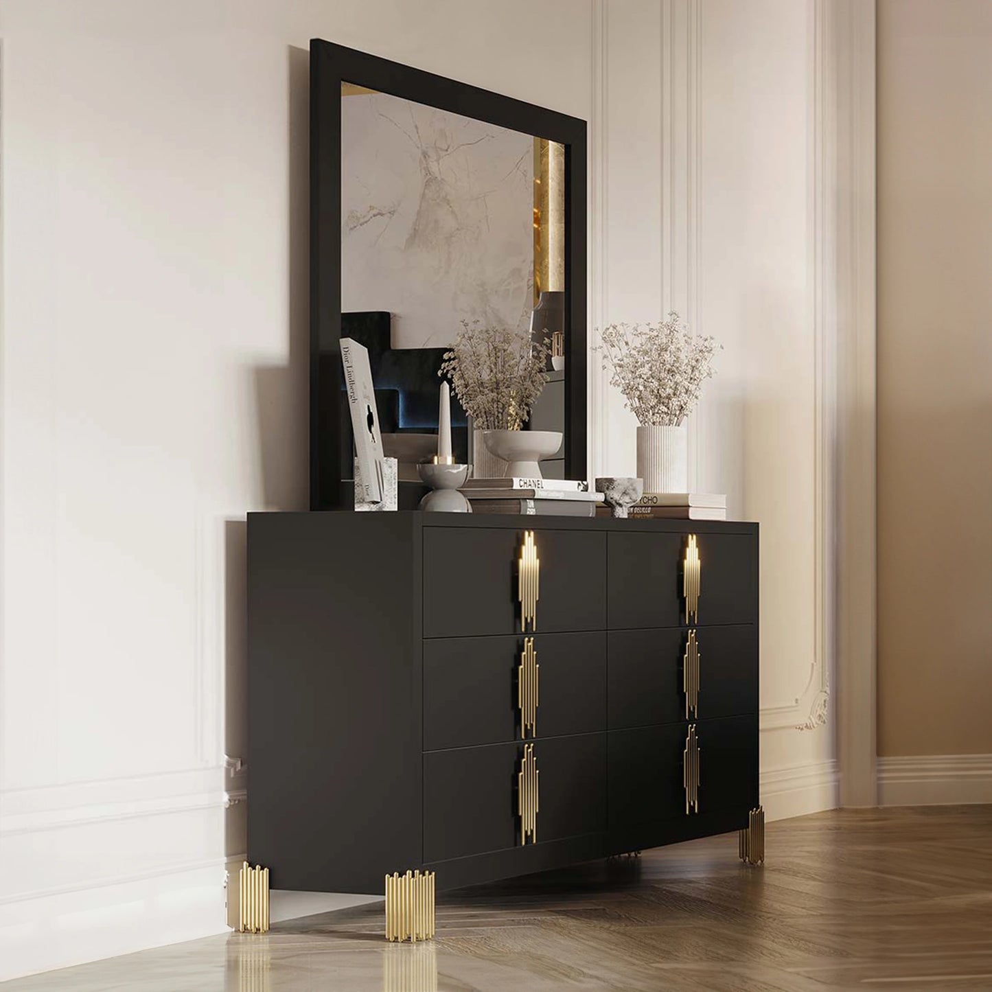 Empire Mirror- Black