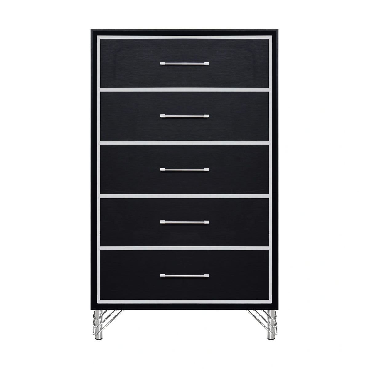 Ava 5 Drawer Chest-Ebony