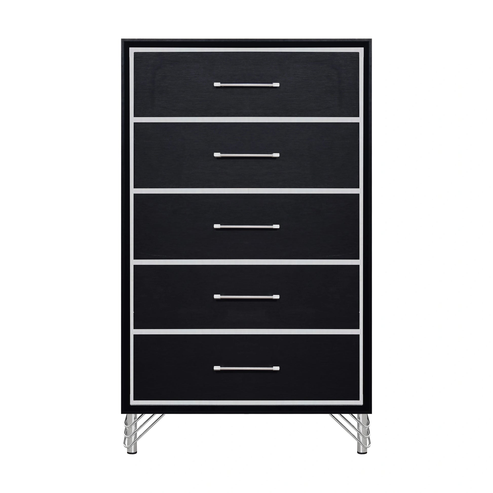 Ava 5 Drawer Chest-Ebony