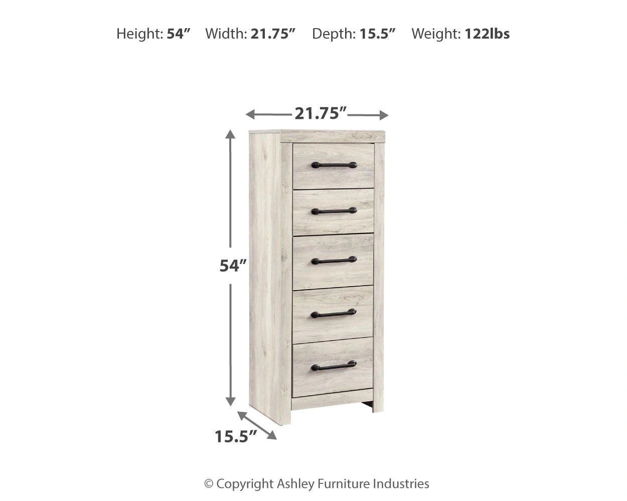 Cambeck Narrow Chest of Drawers