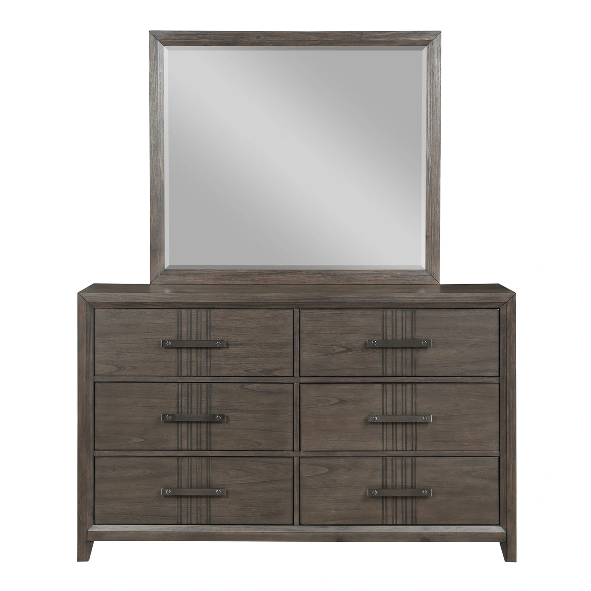 Landon Mirror-Walnut