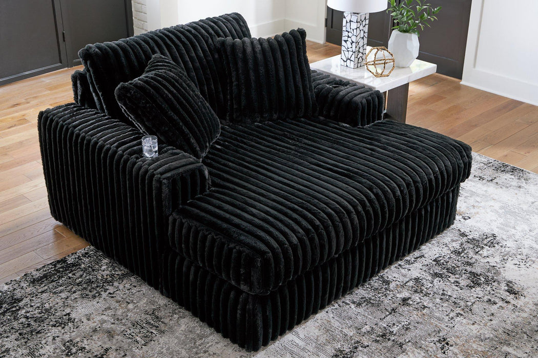 Midnight-Madness Oversized Chaise