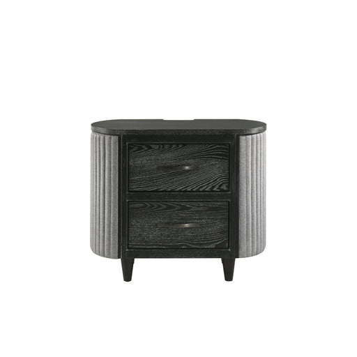 Skyline 2 Drawer Nightstand-Onyx