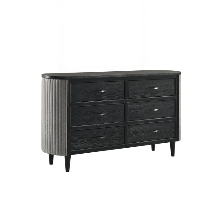 Skyline 6 Drawer Dresser-Onyx