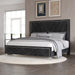 Ava 5/0 Q Headboard, Footboard & Slat Kit-Ebony