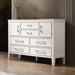 Andover 60" Dresser W/Doors-White