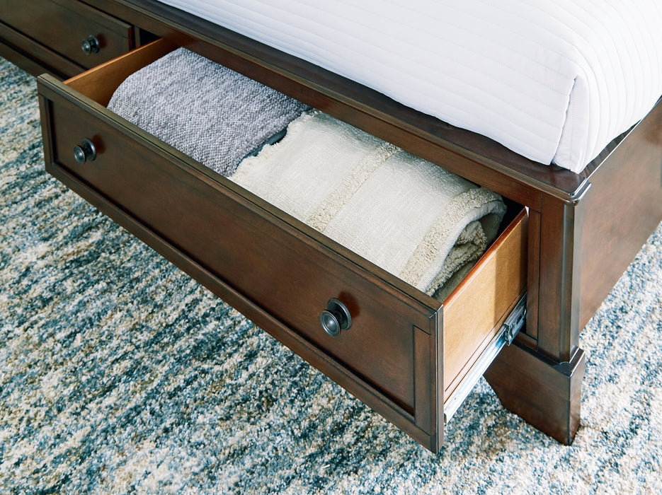 Trellington Sleigh Storage Bed
