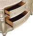 Monique Dresser W/Marble Top-Champagne