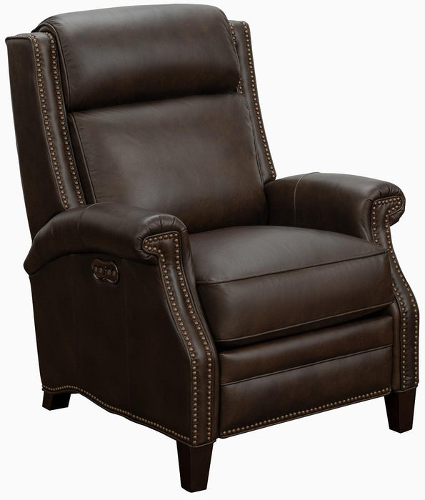 BarcaLounger Barrett Power Recliner with Power Head Rest in Ashford-walnut