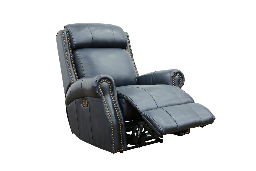 BarcaLounger Blair Big & Tall Power Recliner with Power Head Rest in Shoreham Blue