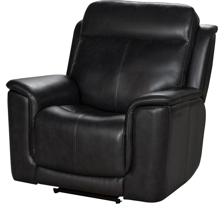 BarcaLounger Burbank Recliner w/ Power Headrest in Matteo-Smokey Gray