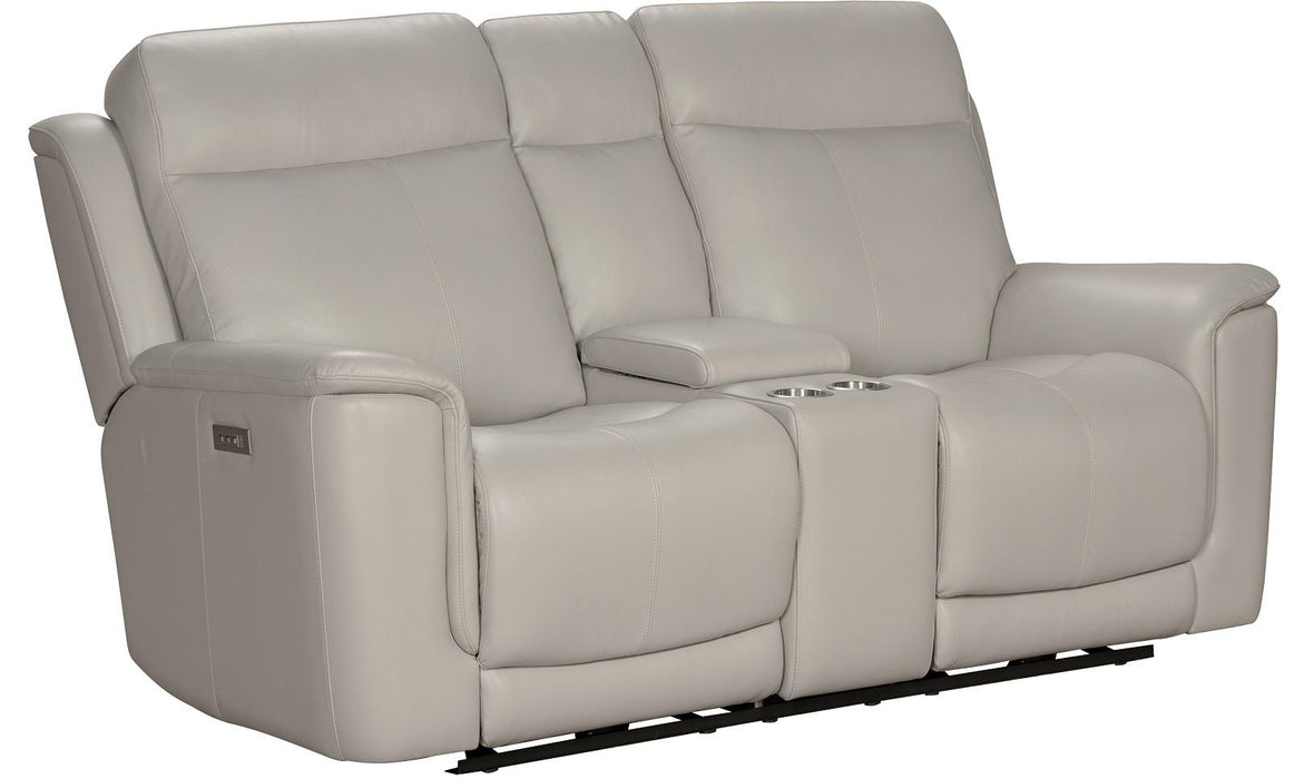 BarcaLounger Burbank Reclining Loveseat w/ Power Headrest in Laurel-Cream