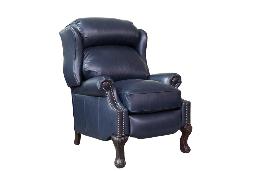 BarcaLounger Danbury Recliner in Shoreham Blue