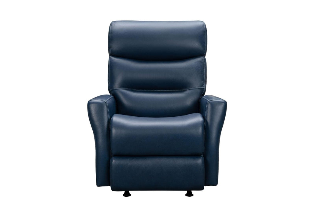 BarcaLounger Donavan Recliner w/ Power Headrest in Marco Navy Blue