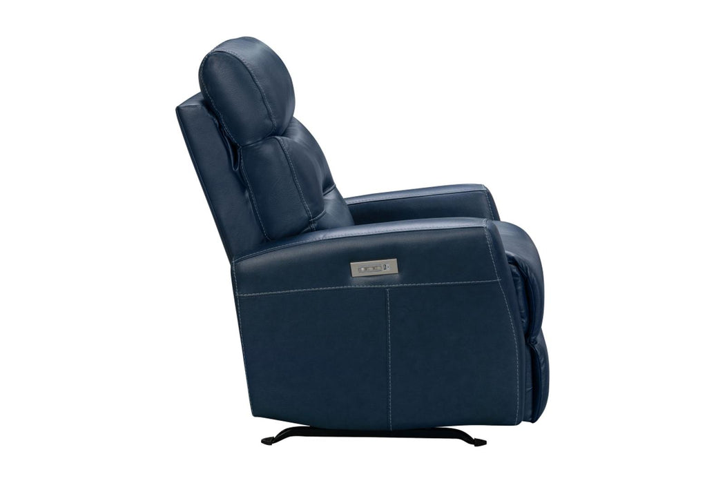 BarcaLounger Donavan Recliner w/ Power Headrest in Marco Navy Blue