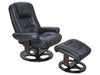 BarcaLounger Jacque Pedestal Recliner / Ottoman in Black 15-8021 image