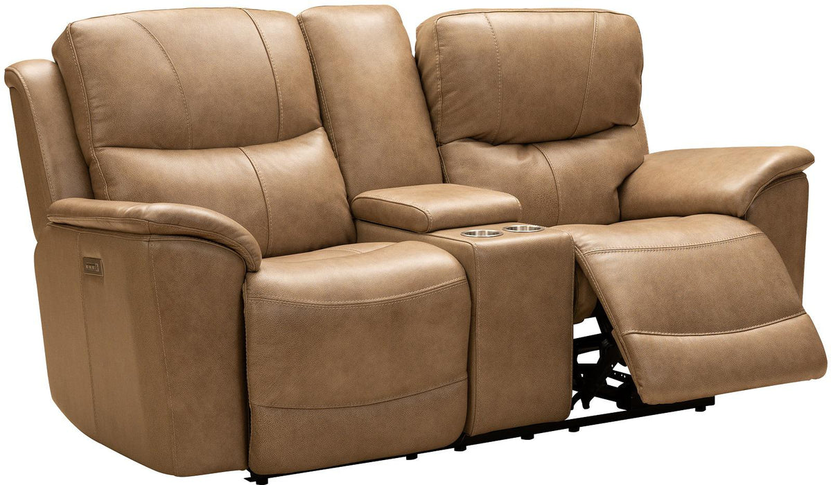 Barcalounger Kaden Reclining Loveseat w/ Power Headrest in Elliott-Taupe