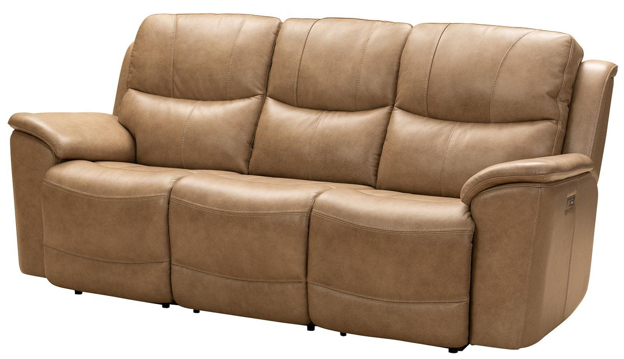 Barcalounger Kaden Reclining Sofa w/ Power Headrest in Elliott-Taupe