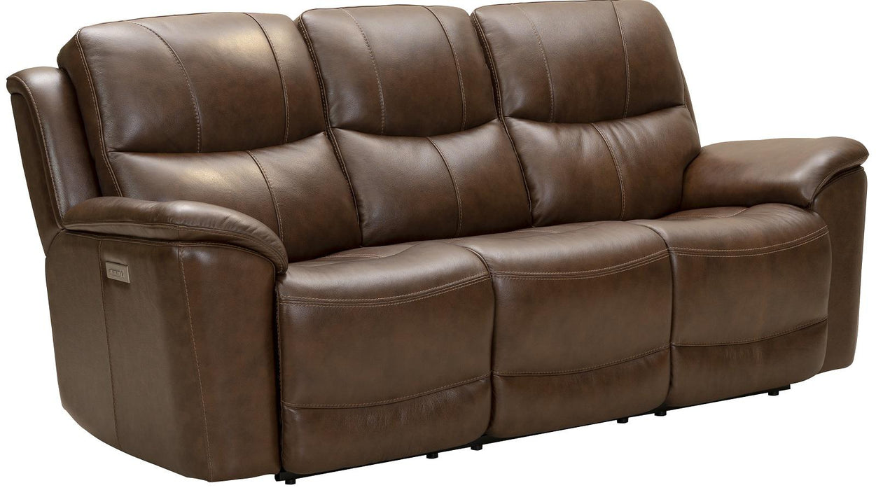 BarcaLounger Kaden Reclining Sofa w/ Power Headrest in Jarod-Brown