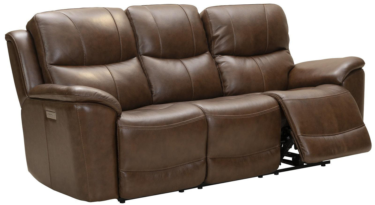 BarcaLounger Kaden Reclining Sofa w/ Power Headrest in Jarod-Brown