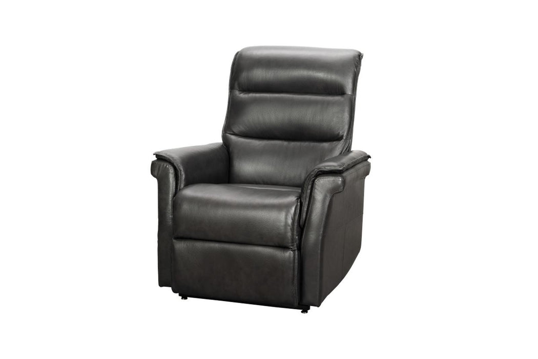 BarcaLounger Luka Lift Chair Recliner with Power Head Rest in Venzia Grey