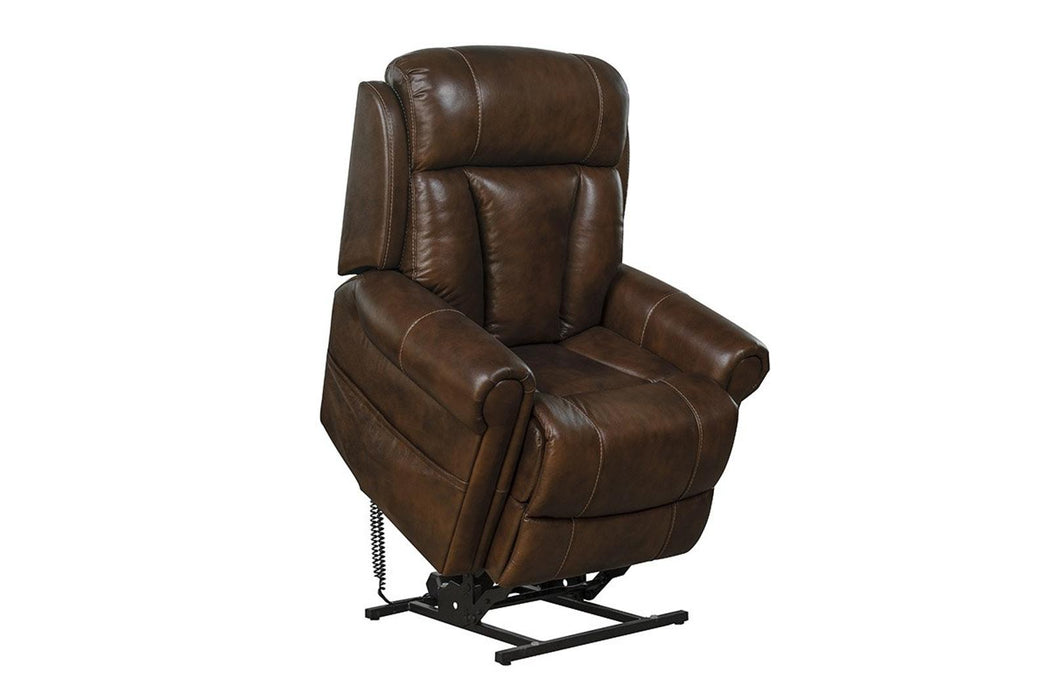 BarcaLounger Lyndon Lift Chair Recliner with Power Head Rest & Lumbar inTonya Brown